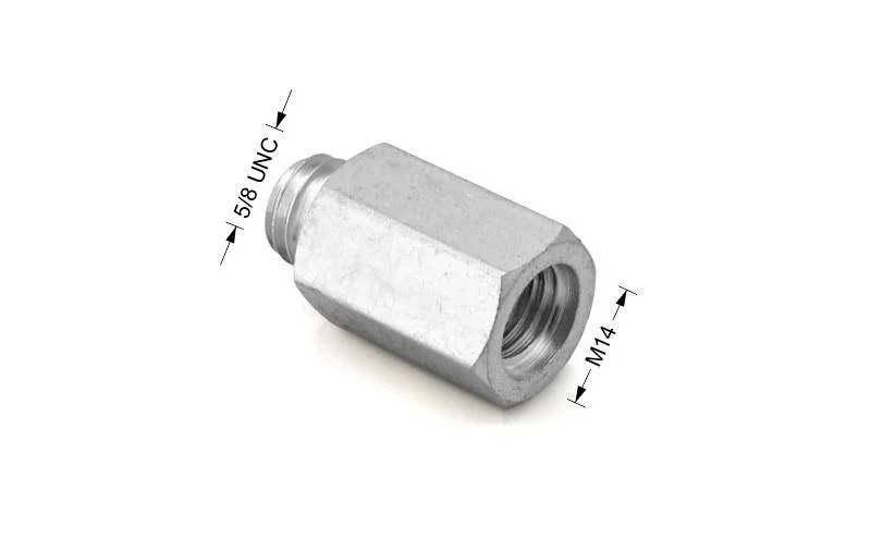 HMT Adapter zew. 5/8 UNC na wew. M14 do futra dwustronnego - obrazek 2